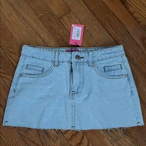 Light Blue Denim Skirt